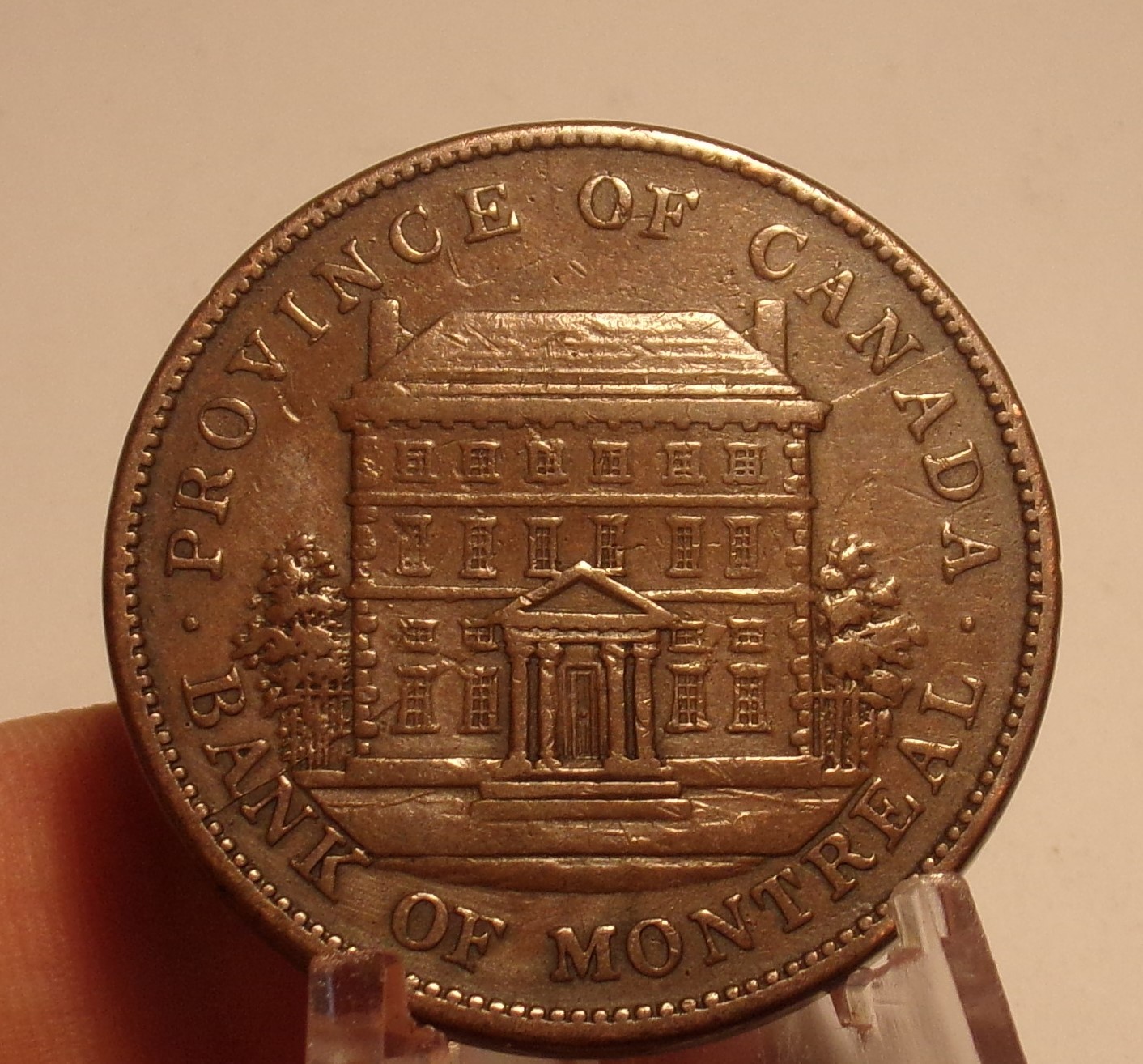 1842 Canada One Penny Token Choice VF+...Priced Below Wholesale.........Lot 2132