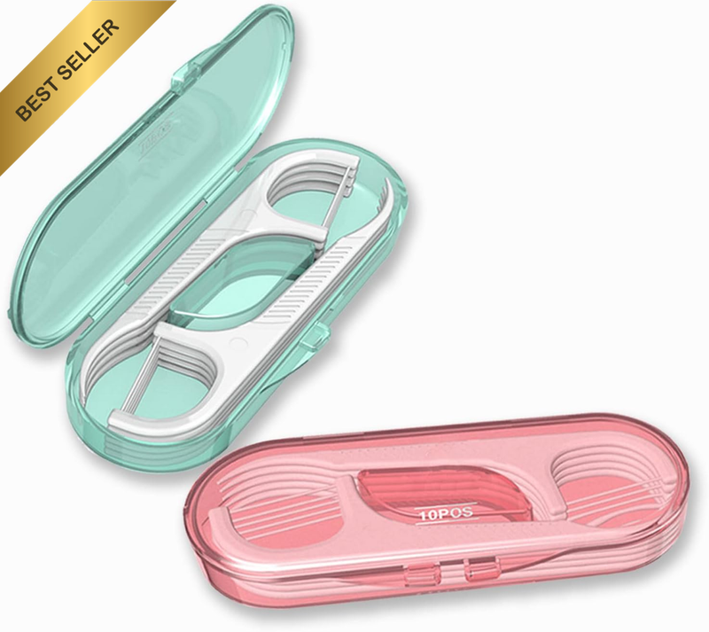 Flosser Dispenser Dental Floss Case Travel Floss Professional Toothpicks Sticks
