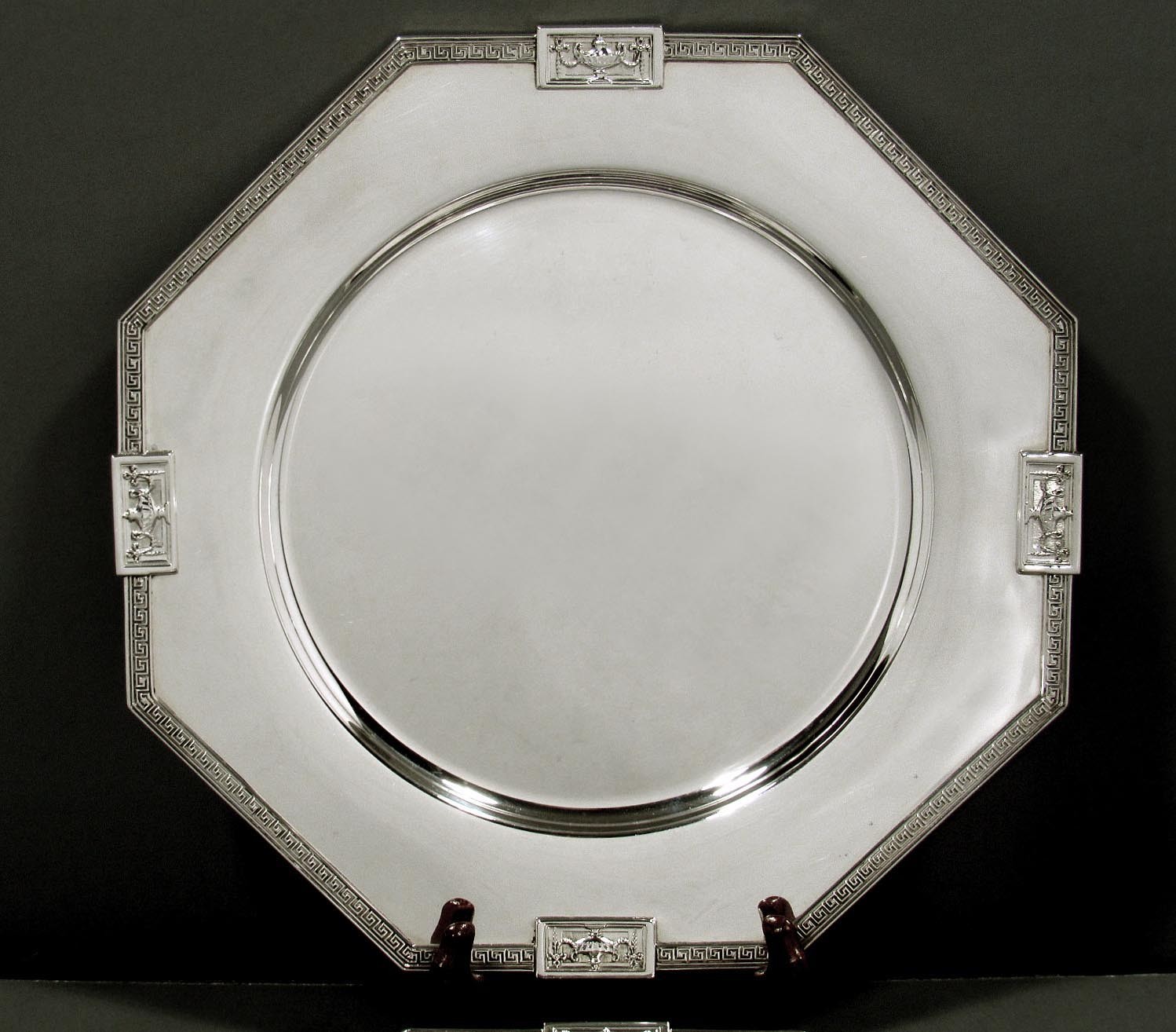 Gorham Sterling Silver Plates  (12) 1917 LANSDOWNE  -  WAS $7500  -  $6250