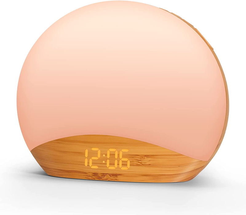 Sound Machine Sunrise Alarm Clock Night Light Wake up 26 Stereo Soothing Sounds