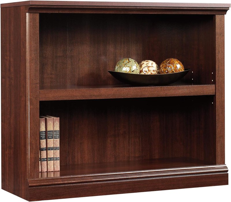 Sauder Miscellaneous Storage 2-Shelf Bookcase/ Book Shelf, Select Cherry Finish