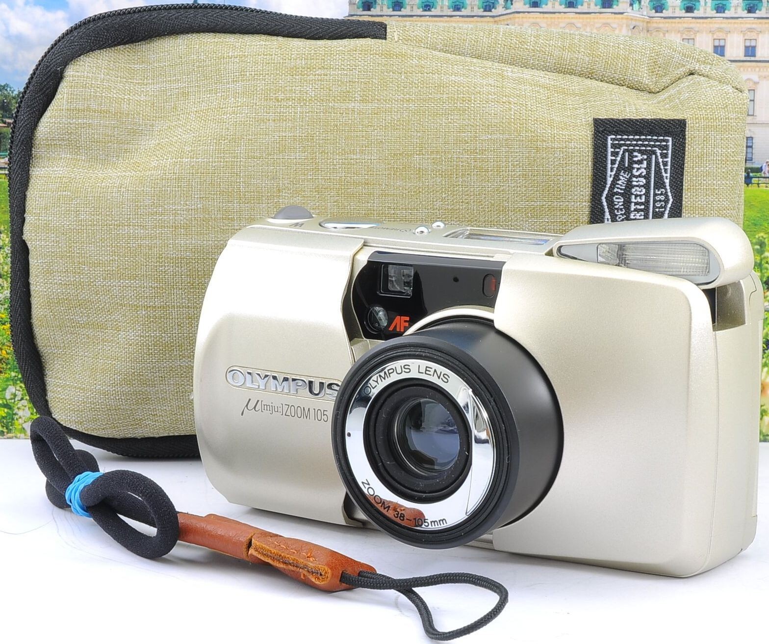 OLYMPUS μ mju ZOOM 105 Point & Shoot Film Camera JAPAN#1043