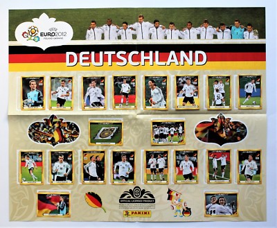 Panini EURO 2012 - Poster + Set Sondersticker D1 - D20 Deutsch / German Edition