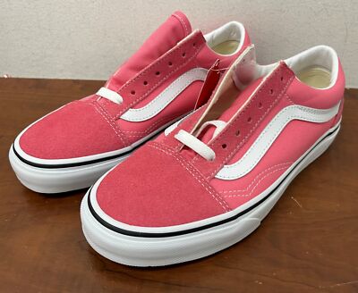 Big Kids Vans Old Skool Stawberry Pink/True White