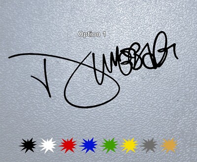 STICKER PEGATINA DECAL VINYL Dimebag Darrel Signature