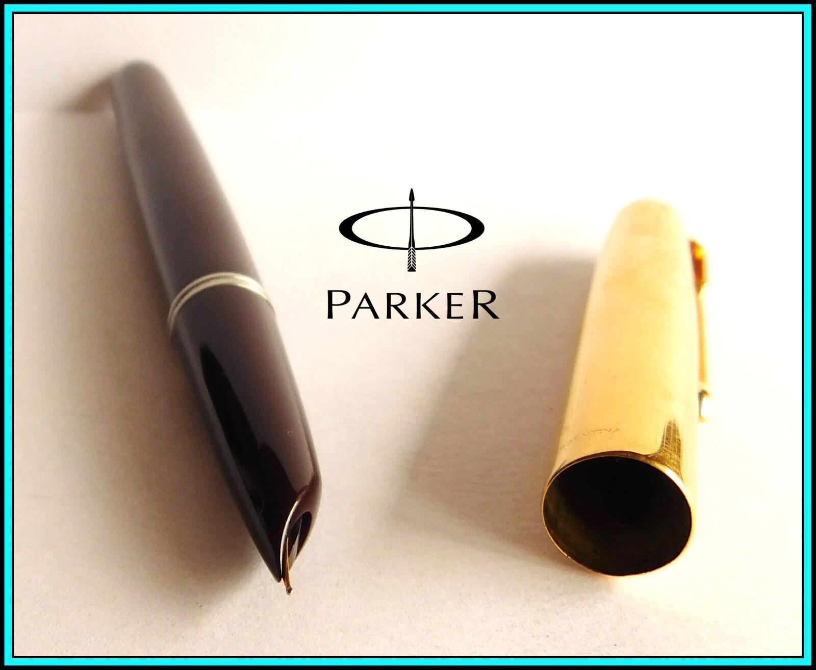 Vintage PARKER AEROMETRIC "51" Fountain Pen - BURGUNDY - 14K Gold Nib: MEDIUM Vintage PARKER AEROMETRIC "51" Fountain Pen - BURGUNDY - 14K Gold Nib: MEDIUM