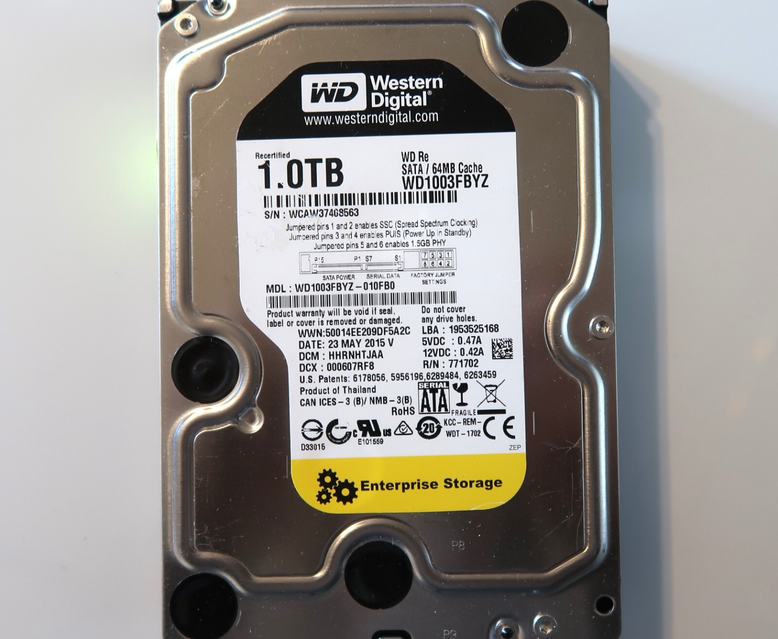 WD 10TB SATA HDD WD100EZAZ 【最終値下げ】