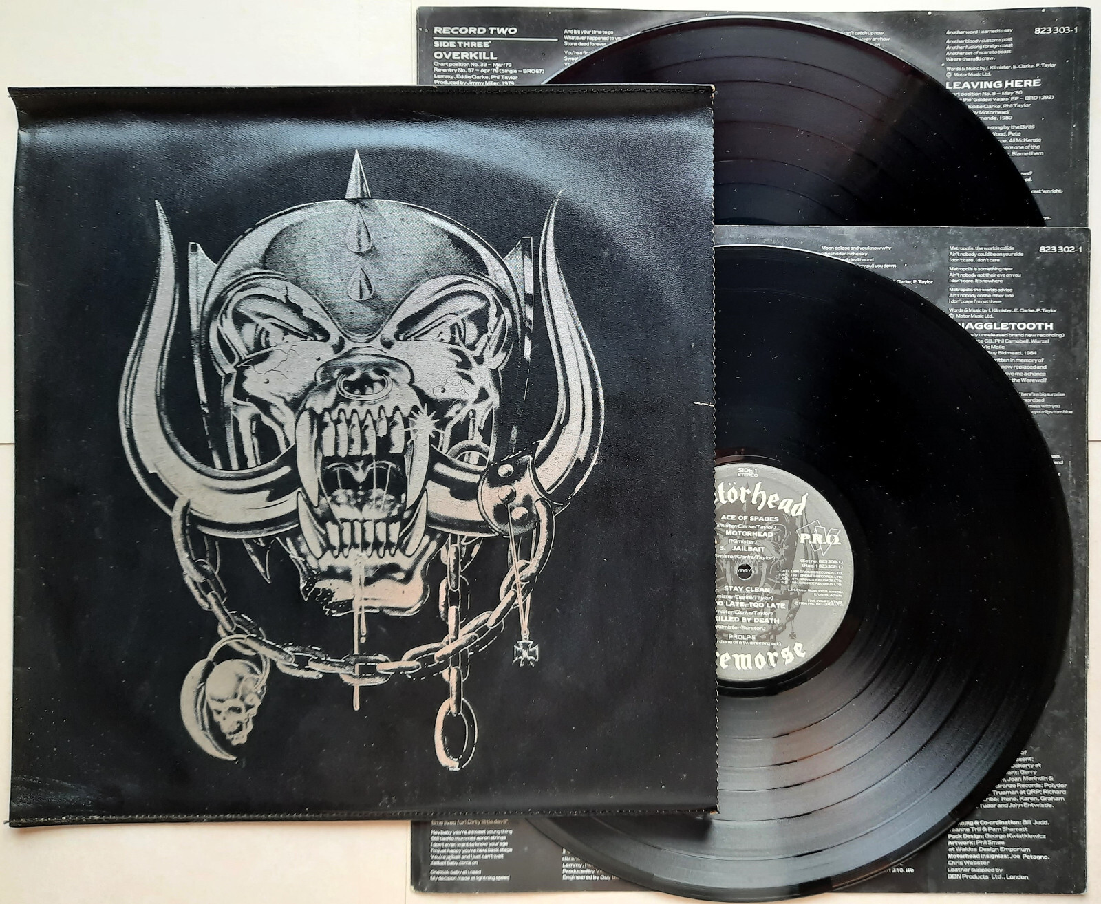 【Leather Sleeve】 Motörhead / No Remorse motorhead-no-remorse-leather-