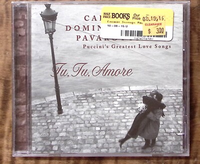 CARRERAS PAVAROTTI DOMINGO TU, TU, AMORE PACCINI'S GREATEST LOVE SONGS  CD 3840