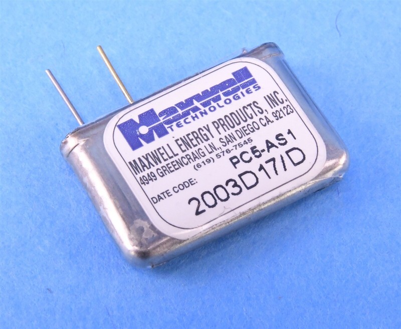 Maxwell Capacitors Surplus Industrial Equipment