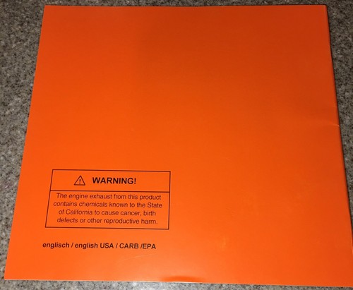 STIHL MS200T chainsaw owners manual