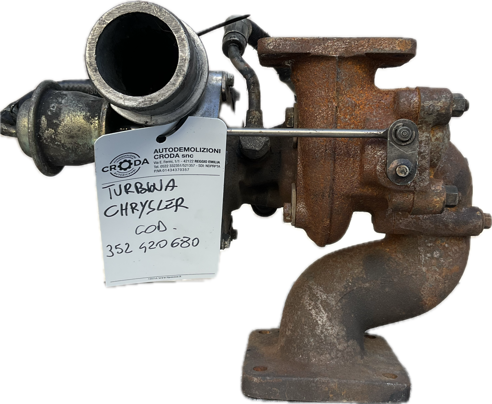 Turbo turbina per modello CHRYSLER G. VOYAGER codice ricambio: 352420680