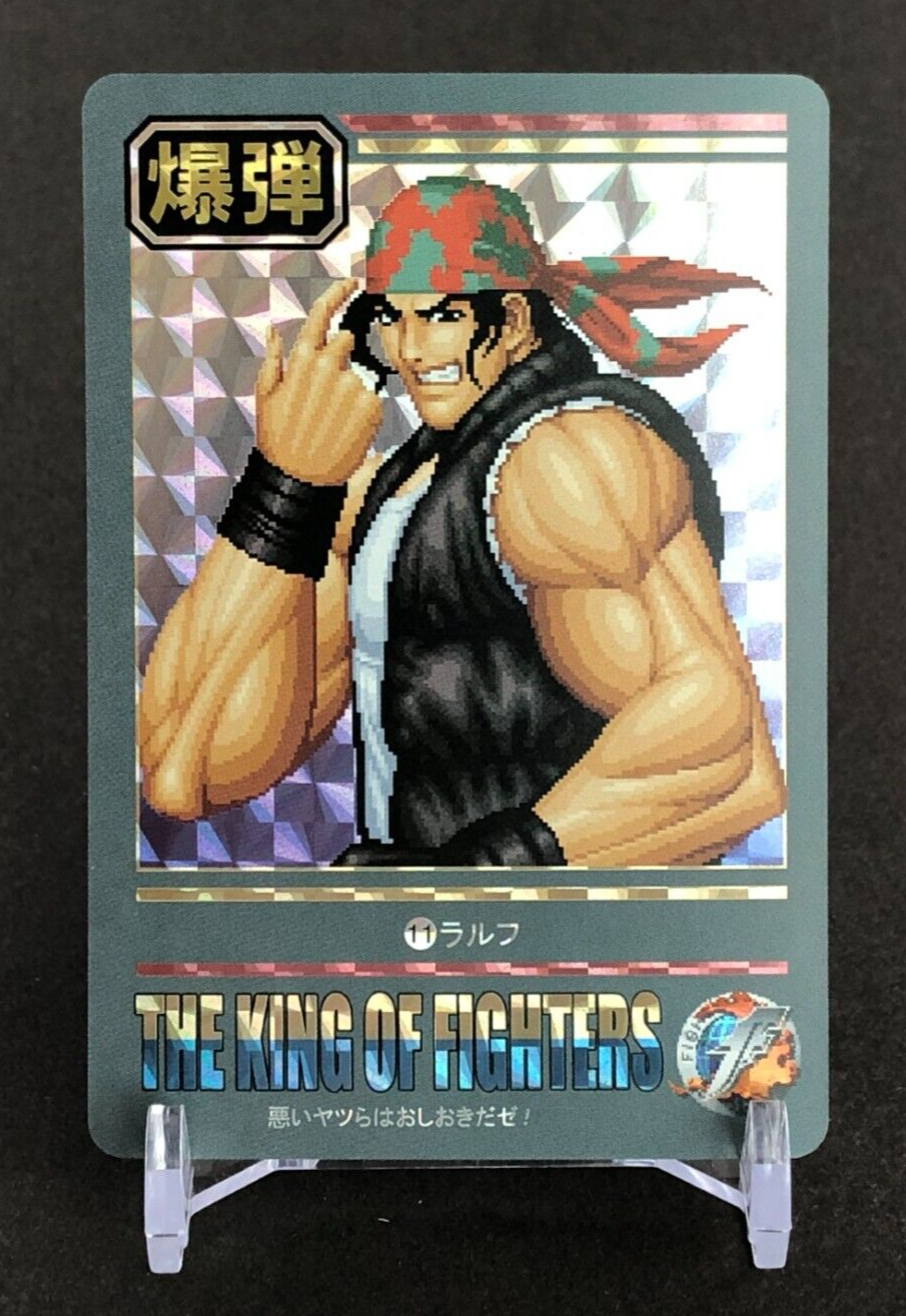 Ralf Jones The King of Fighters 97 SNK KOF97 Hologram Card Ralf Jones The King of Fighters 97 SNK KOF97 Hologram Card