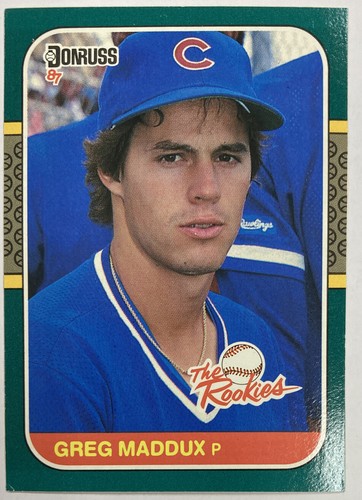 Greg Maddux 1987 87 Donruss The Rookies Rookie Card #52 HOF