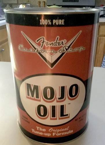 Fender Guitar & Bass Custom Shop Mojo Oil Collectors Can w Rust