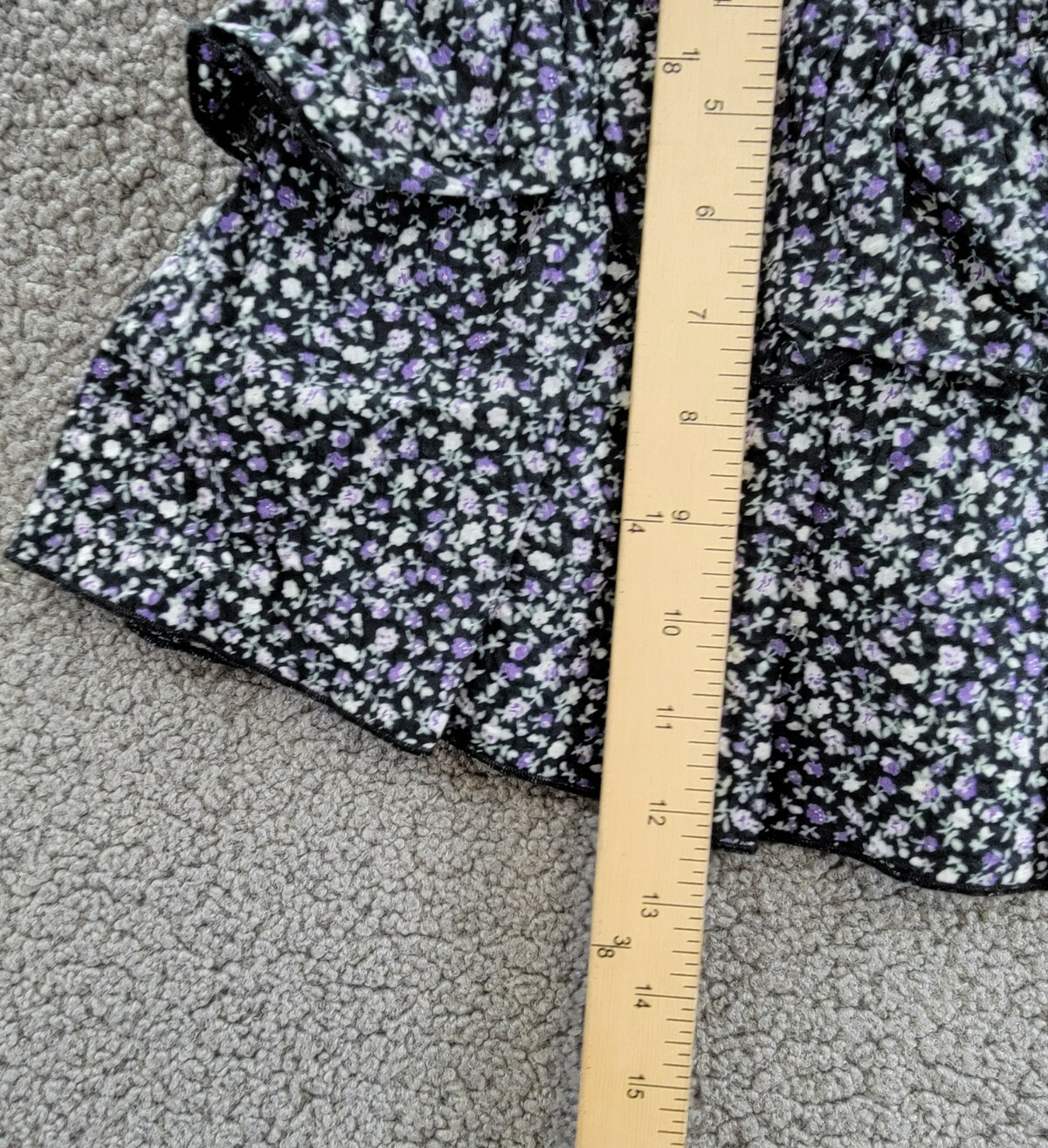 KatieJnyc Brooke Floral Print Skirt Girls' S Black Multi Smocked Elastic Waist - Picture 7 of 15