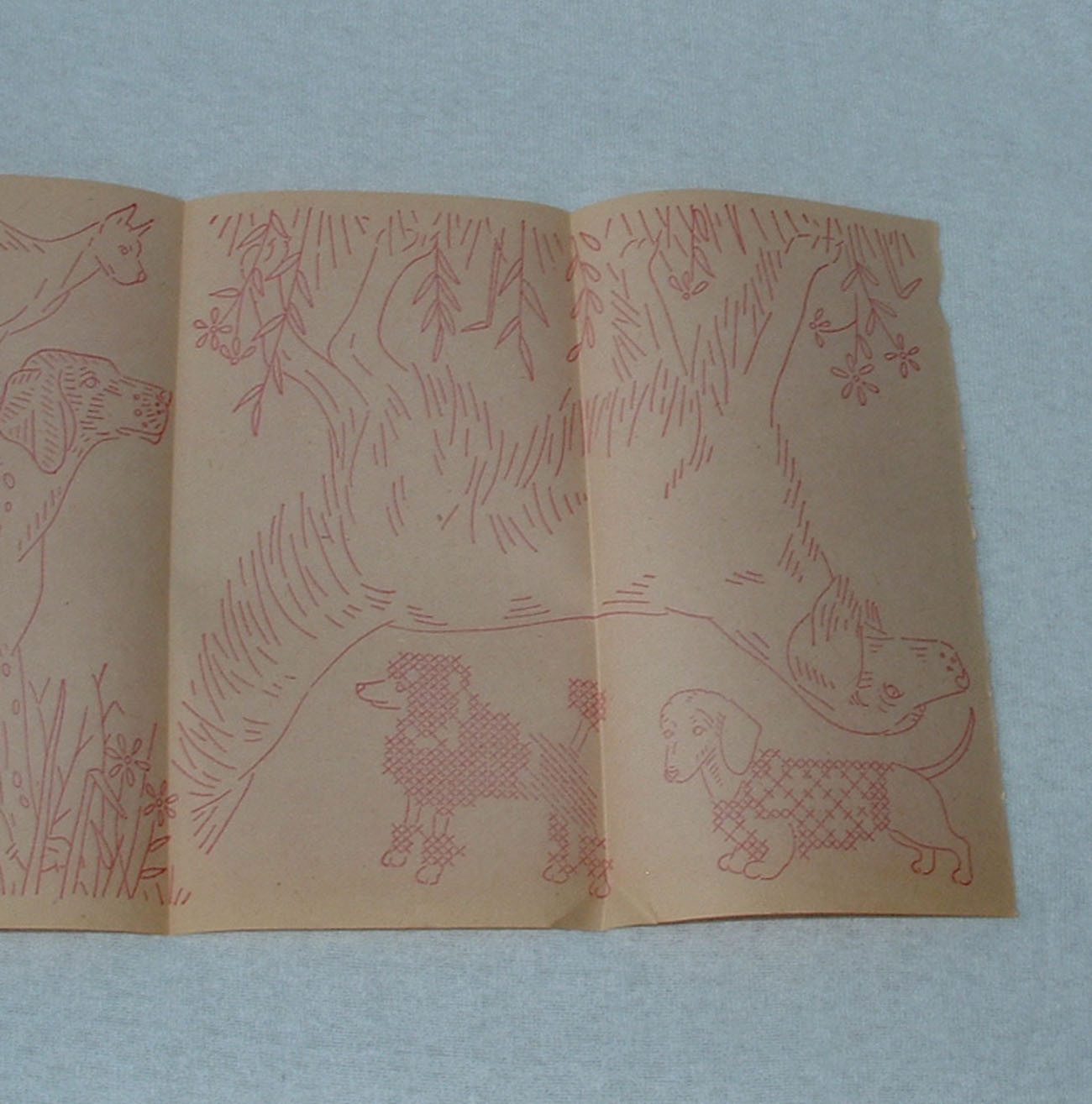 Vintage Embroidery Transfer Pattern Dogs Retriever Boxer Poodle Sheep Terrier