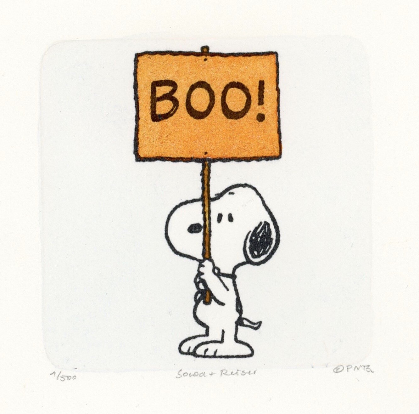 Andre スヌーピー PEANUTS ポスター 白額付きポスター】スヌーピー PEANUTS ピーナッツ ① アビー
