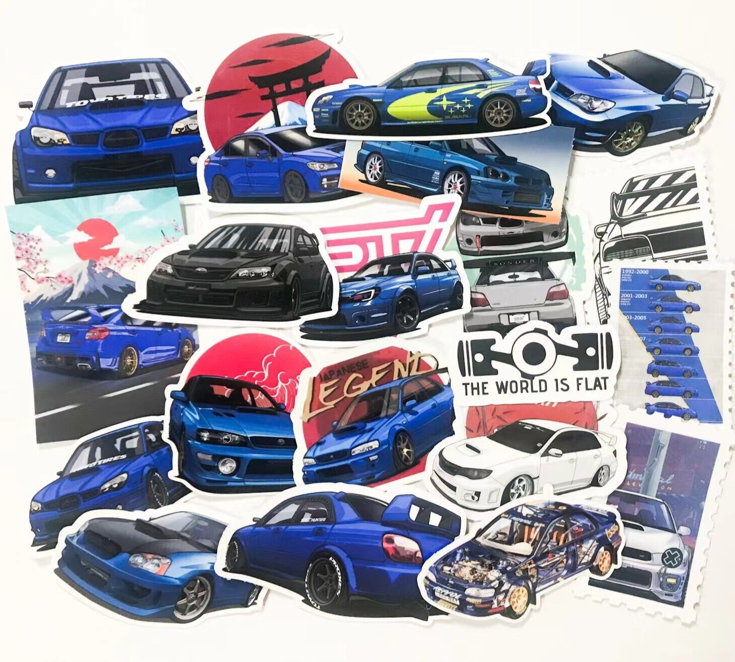 20pc JDM Rally legend Subaru Impreza WRX STI GC8 P1 Typer R
