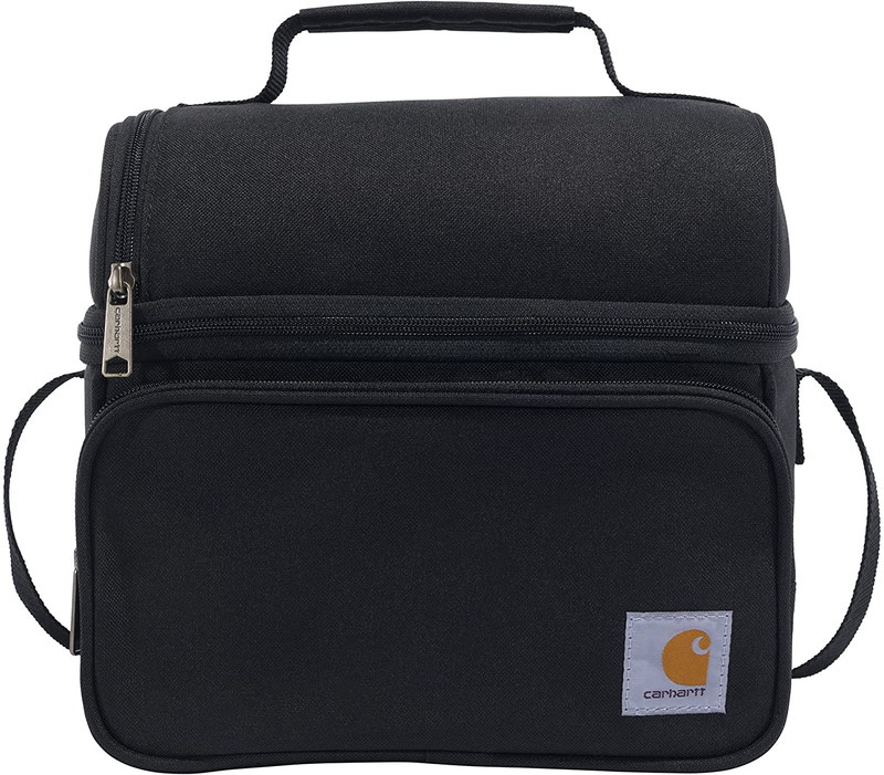Carhartt Deluxe Dual Compartment Insulated Lunch COOLER BAG (BLACK)