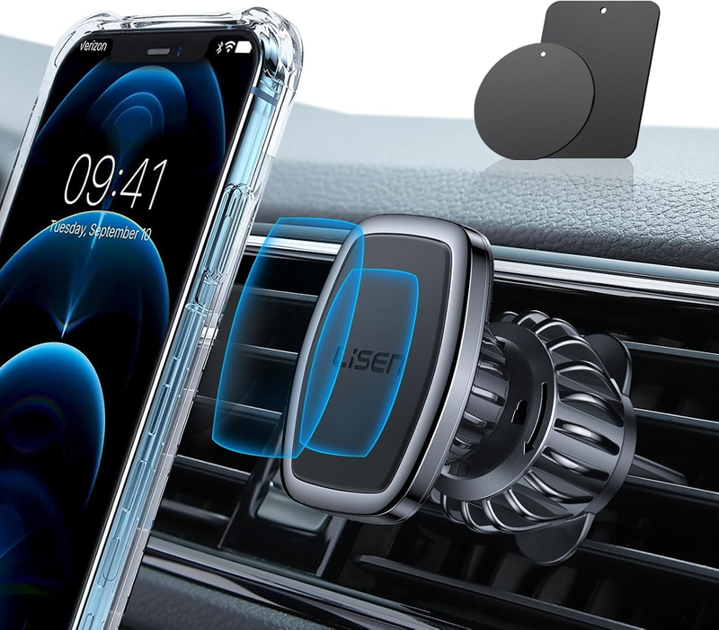 Phone Holder Car Military-Grade Hook Magnetic Cell Phone Holder Car 6 Strong Mag