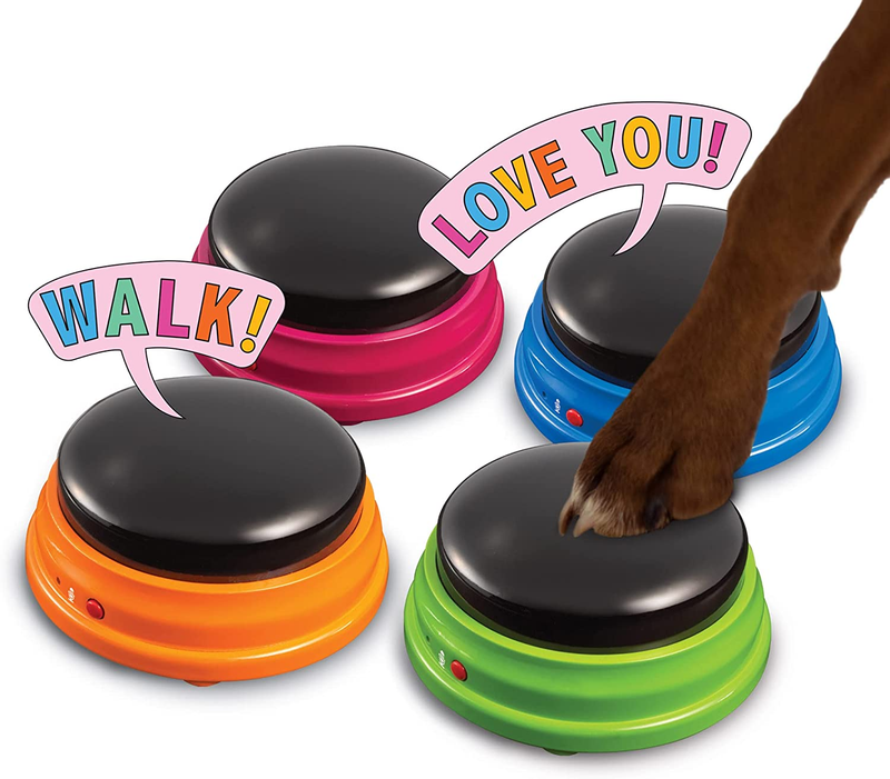 Hunger for Words Talking Buttons Starter Set - Recordable Buttons to Teach Your