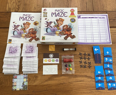 Magic Maze Board Game by Sit Down! and DUDE Games 2017 Award Winner COMPLETE
