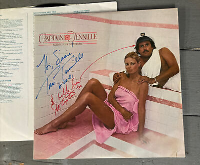 LP Signed Autograph Album Toni Tennille & the Captain 1981 Keeping Our Love Warm