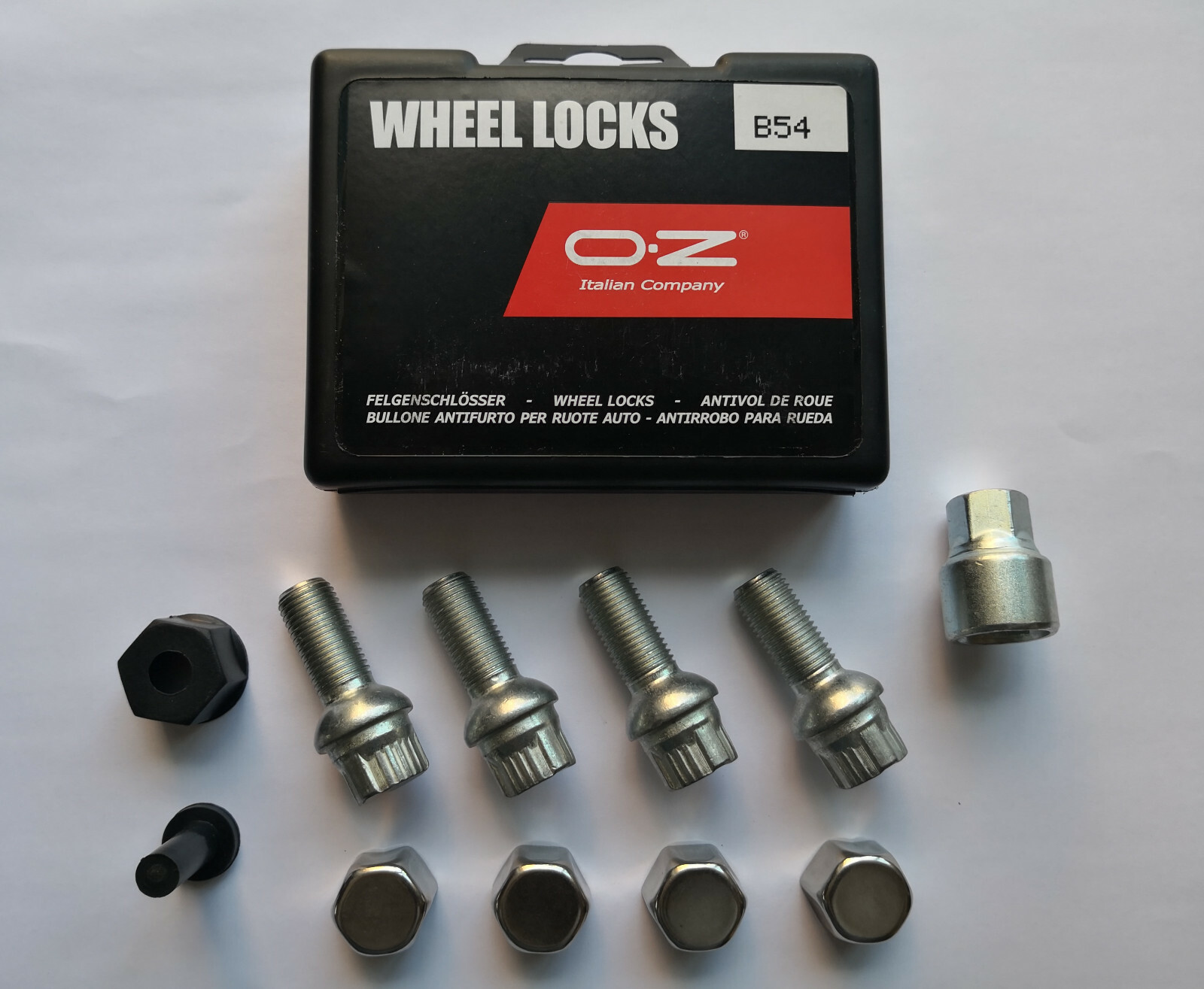 OZ Felgenschloß B54 Radschrauben Kugelbund M14x1,5 28mm VW AUDI BMW MERCEDES