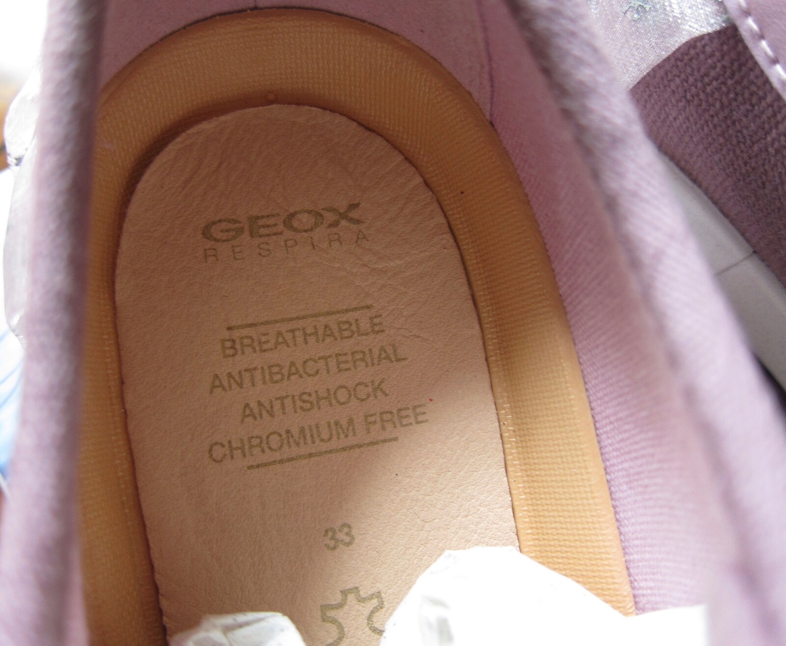 GEOX x DISNEY CIAK 75 FROZEN SNEAKERS PINK MAUVE COLOR US 2 EU 33 LITTLE  GIRL: купить с доставкой из США, цена 10 522 руб - (114666823054)