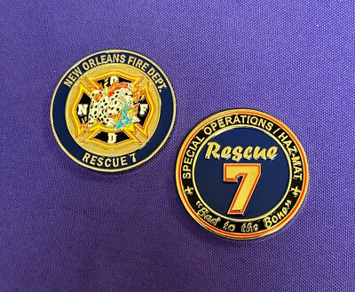 New Orleans Fire Dept Rescue 7 ''Bad to the Bone'' NEW DESIGN