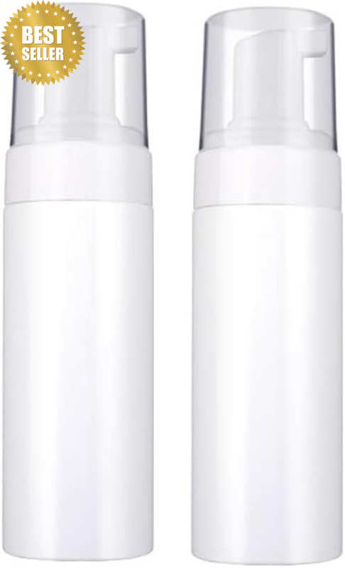 2 - Piece 150Ml Plastic Foamer Pump Dispenser Foaming Soap Mousse Bottles Storag