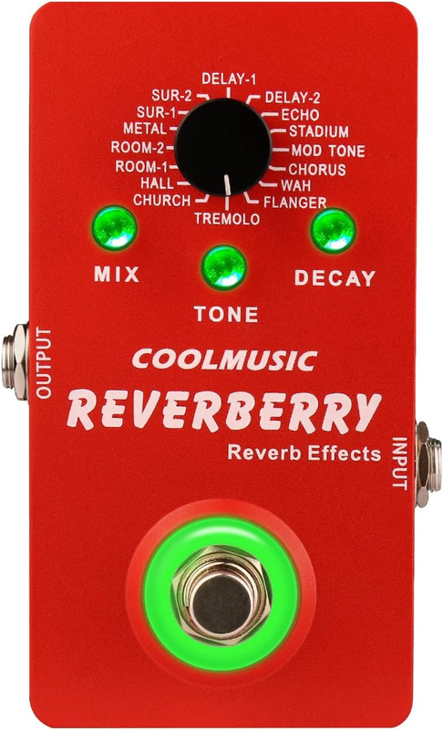 Multi Effects Pedal Digital Guitar Pedal with 16 Effects True Bypass
