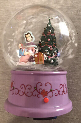 Walt Disney’s Beauty & Beast Princess Belle Air Blown Music Christmas Snow Globe