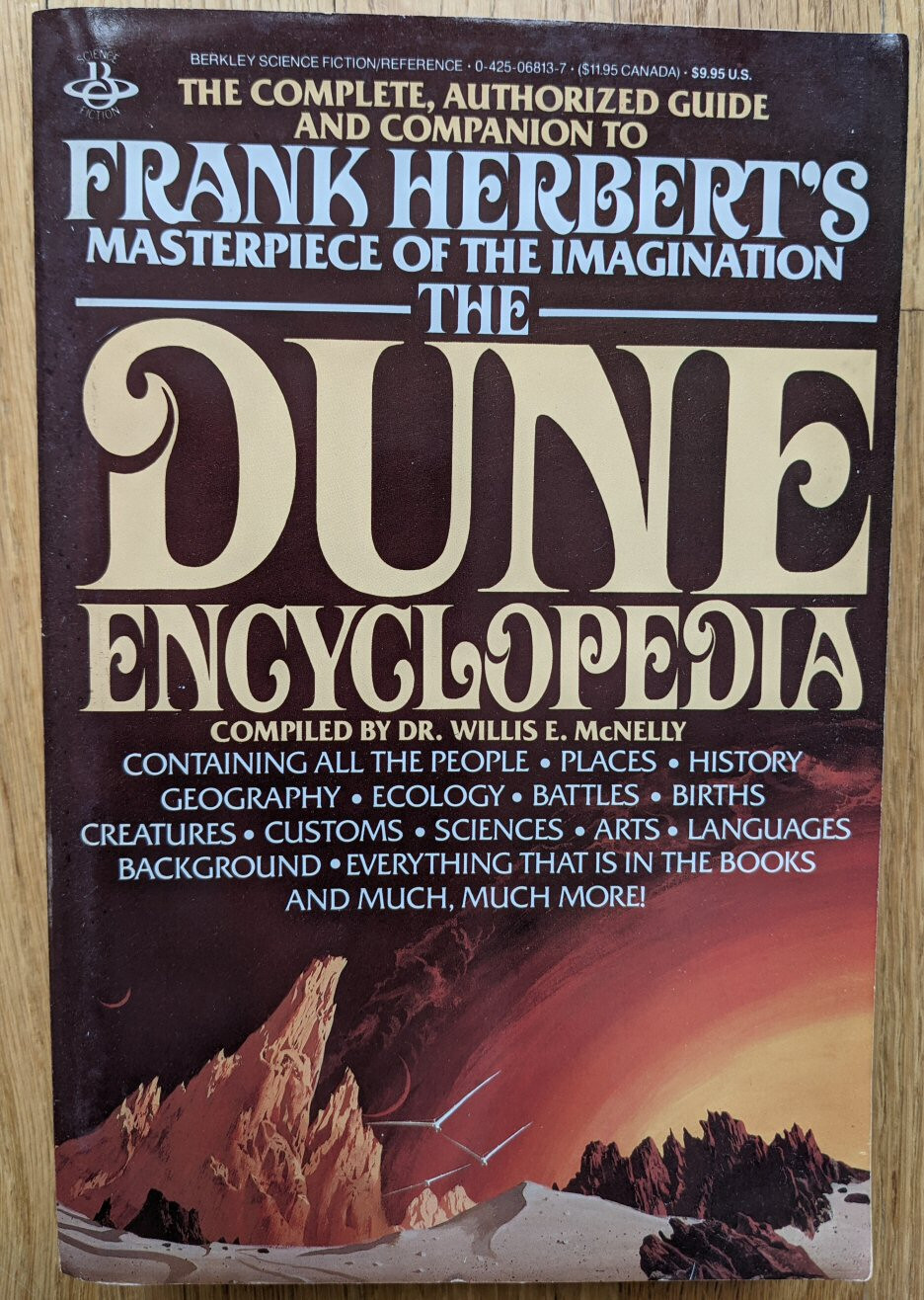a16_★希少本★ 砂の惑星 『The Dune Encyclopedia』 The Dune Encyclopedia - Frank Herbert Dr. Willis E. McNelly