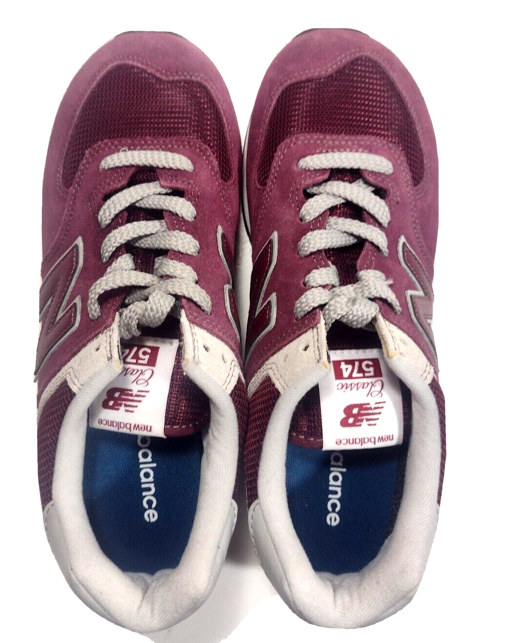 New Balance 574 Women's Classic Trainer - WL574ER Bordeaux - Sz 8.5 -  Superb!: купить с доставкой из США, цена 5 395 руб - (295086781937)