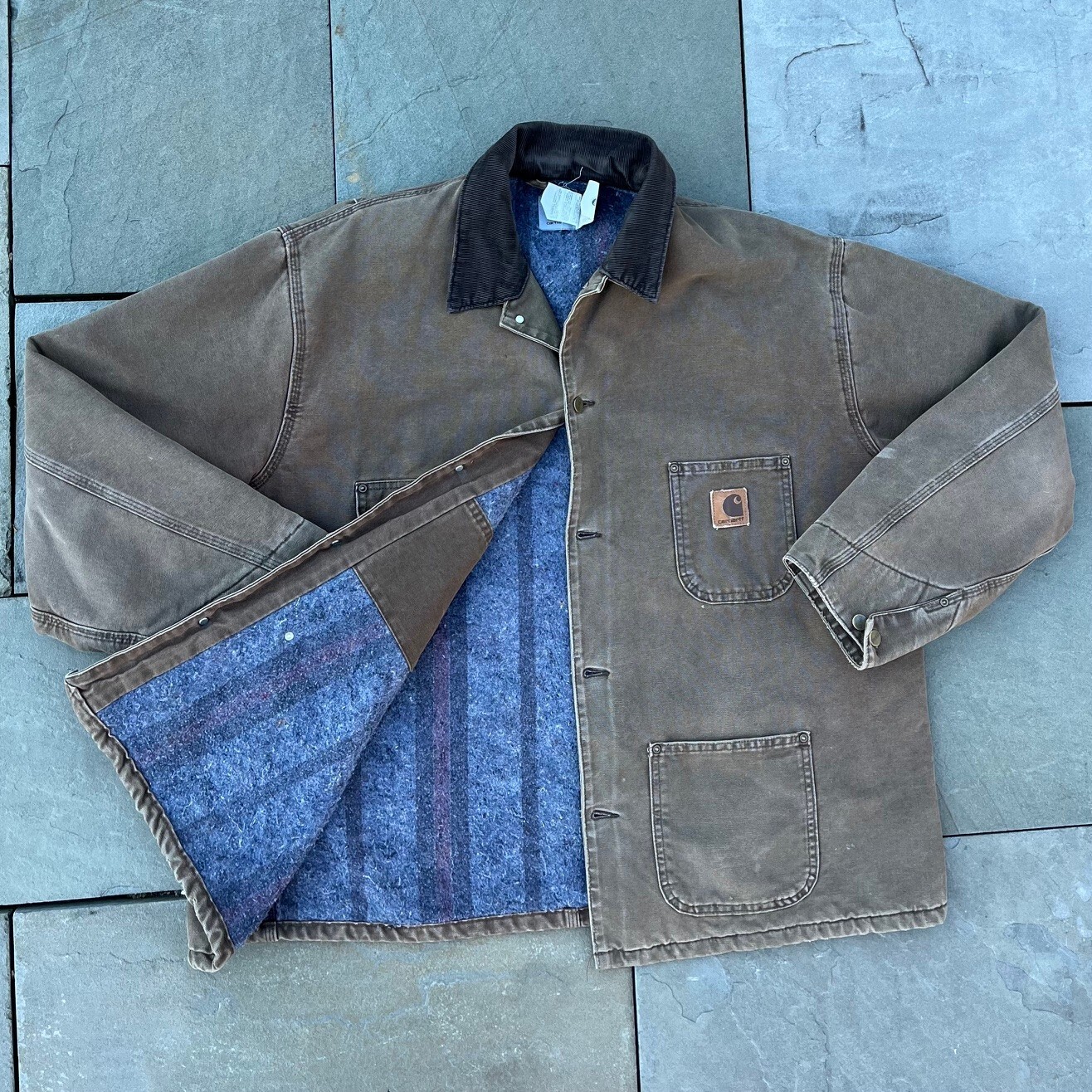Vintage Carhartt C02 CHT, Chore Barn Coat, Blanket Lined Vintage Carhartt C02 CHT, Chore Barn Coat, Blanket Lined