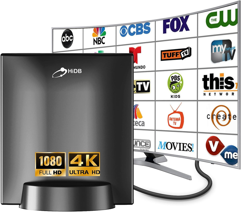 HD Digital TV Antenna, Indoor Tv Antenna, Antenna for Smart 