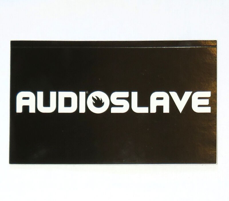 Audioslave Label Promo Sticker 2002 Record Release Logo Soundgarden Rage Vs