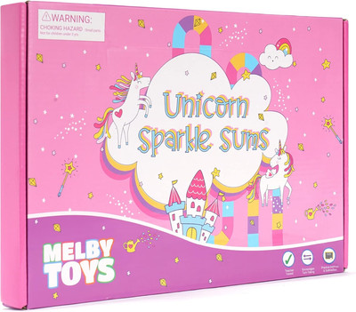 Unicorn Sparkle Sums I Kindergarten Math Games for Kids Ages 4-8 I Math Manipula