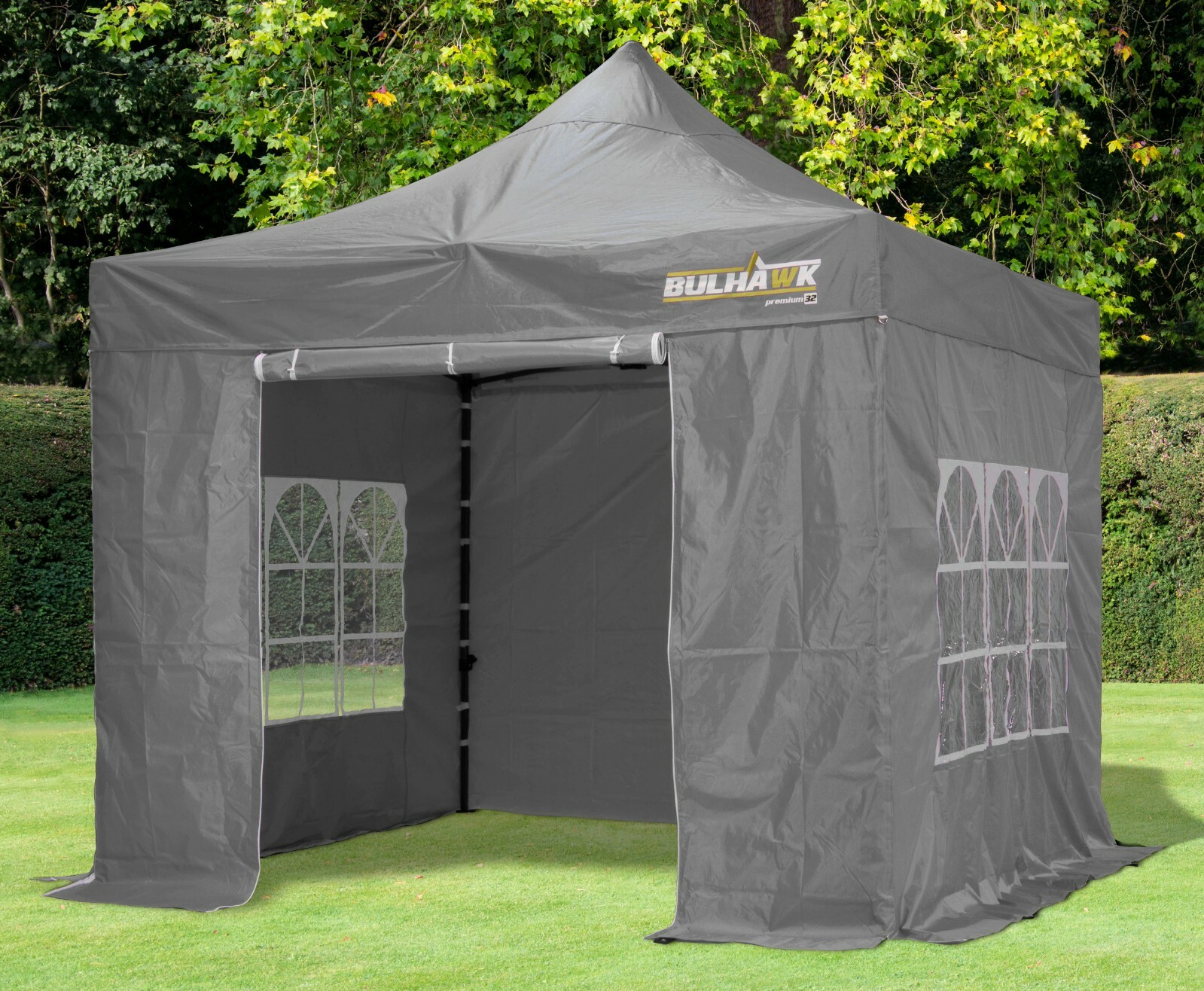 BULHAWK® 3x3m COMMERCIAL GRADE HEAVY DUTY POP UP GAZEBO MARKET STALL