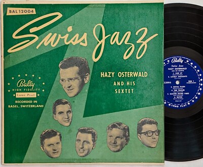 Hazy Osterwald SWISS JAZZ Bally BAL 12004 space-age MCM mid-century 1956 mono LP