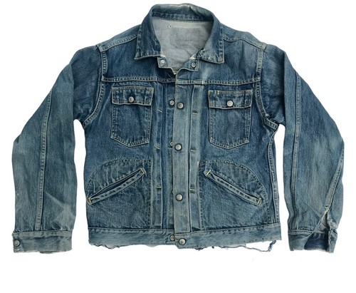 Vintage 1950s-60s JC Penneys Foremost Type 2 Selvedge Denim Trucker Jean Jacket