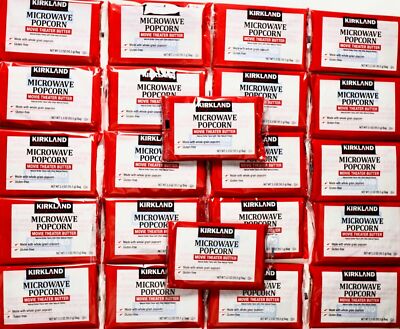 Kirkland Signature Microwave Popcorn ''Movie Theater Butter'' 22 Bags, 3.3 oz each