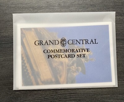 Grand Central Commemorative Postcard Set Brand New Sealed MTA 1998