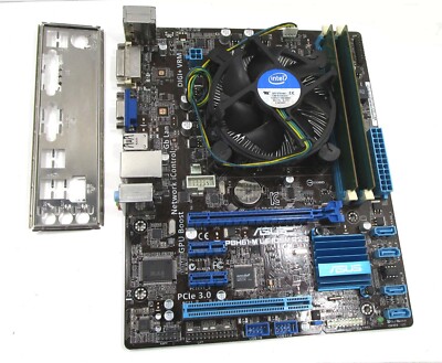 ASUS P8H61-M LE/CSM R2.0 Motherboard With Intel i3-3240@ 3.40GHz CPU + 8GB RAM
