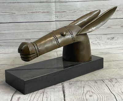 Handcrafted Genuine Bronze Sculpture SALE Picasso Figural Donkey/Mule Gift Art