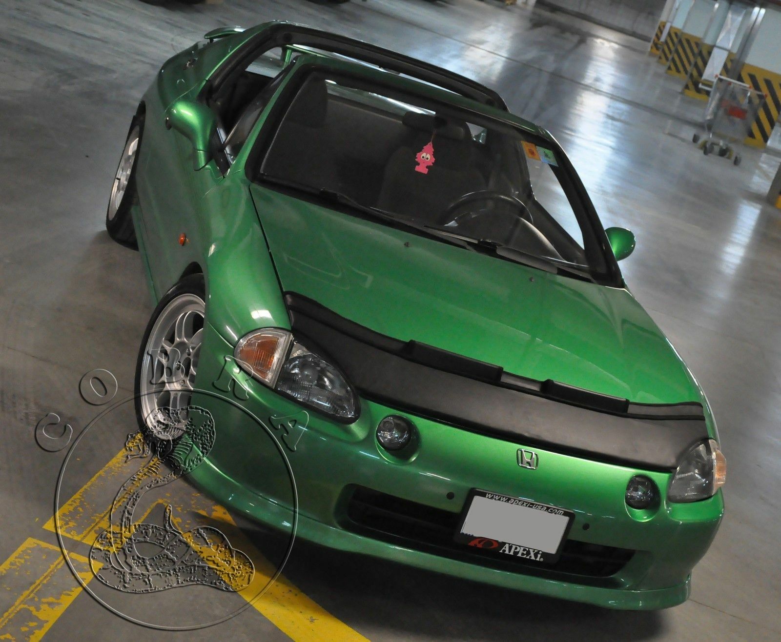 Car Bonnet Hood Bra LOGO Fits Honda Prelude 92 93 94 95 1992 1993 1994 1995