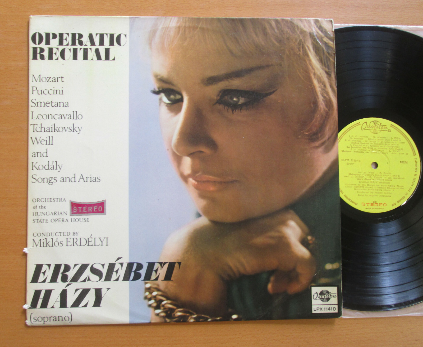 SLPX 11410 Erzsebet Hazy Soprano Operatic Recital EXCELLENT