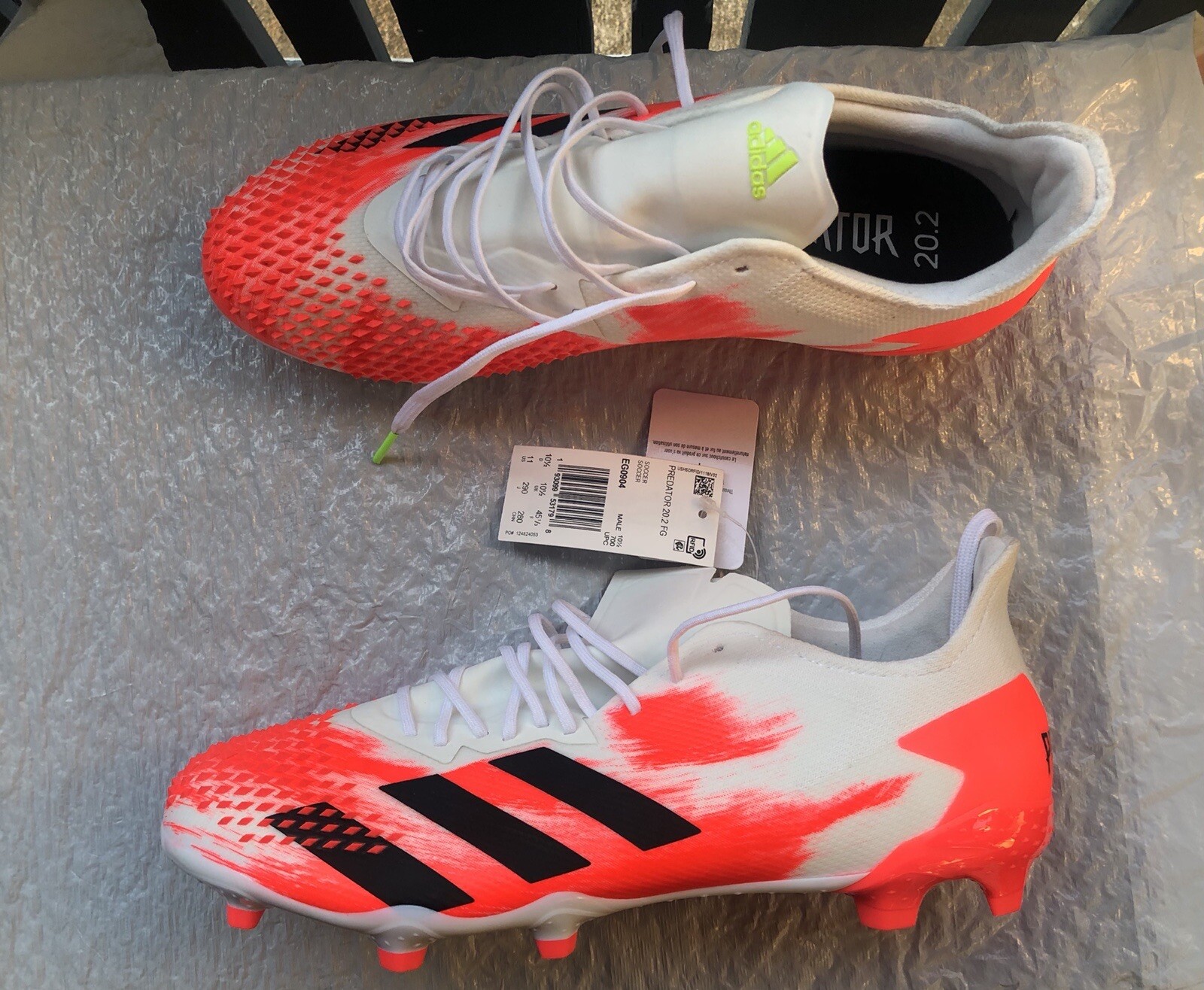 predator 20.2 firm ground cleats